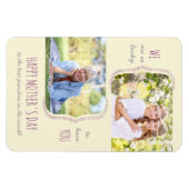 Gelukkig heb je Grandma 2 Foto Moederdag Magneet (Horizontaal)