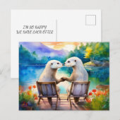 Gelukkig hebben we elkaar Otter Briefkaart (Voorkant / Achterkant)