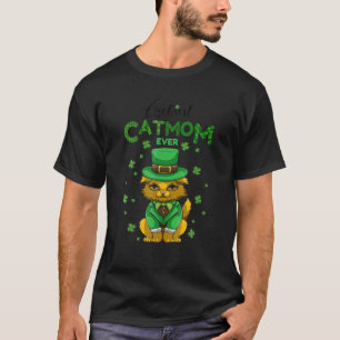 Gelukkig heeft Catmam ooit de St Patrick Day Cat L T-shirt