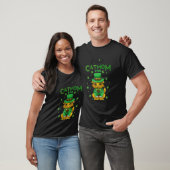 Gelukkig heeft Catmam ooit de St Patrick Day Cat L T-shirt (Unisex)