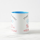 Gelukkig heeft God je met nog veel meer geslagen. Mok (Midden)