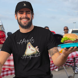 GELUKKIG HENPECKED CHICKEN RELATIE T-SHIRT