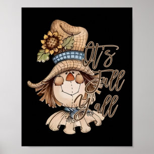 Gelukkig herfst herfst thanksgiving poster