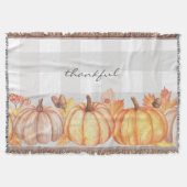 Gelukkig herfst pompoendecor, redactionele formule deken (Voorkant)