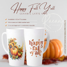 Gelukkig Herfst voor Iedereen Keramische Latte Mok