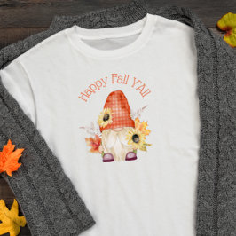 Gelukkig Herfst Y'All Kabouter T-shirt