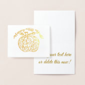 Gelukkig Herfst Y'all! | Reële Folie Kaarten (Display)