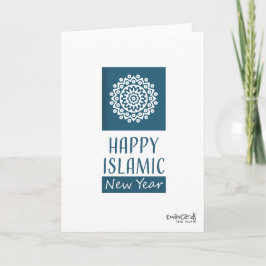 Gelukkig Hidjri Jaar - Islamitisch ontwerp Kaart
