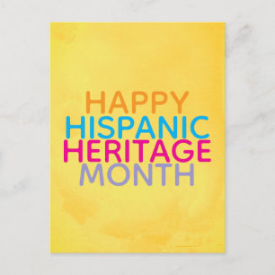 Gelukkig Hispanic Heritage Month Briefkaart