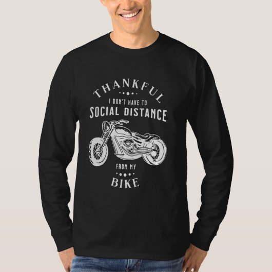Gelukkig hoef ik geen sociale afstand te nemen van t-shirt (Voorkant)