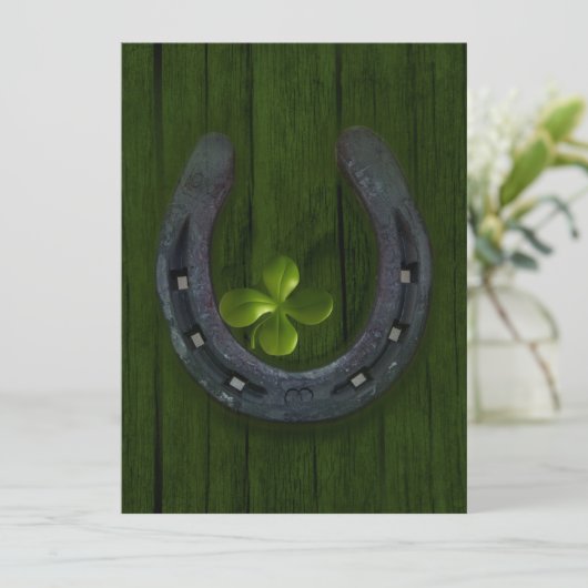 gelukkig hoefijzer (Staand voorkant)