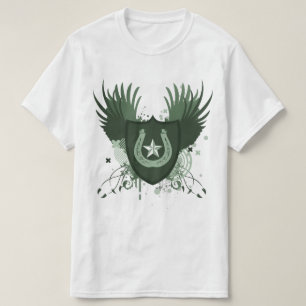 gelukkig hoefijzer. hifi. t-shirt