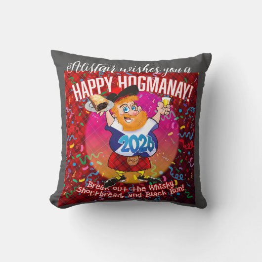 GELUKKIG HOGMANAY 2026! KUSSEN (Voorkant)