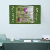 Gelukkig Hogmanay Auld Lang Syne Distel Spandoek (Beurs)