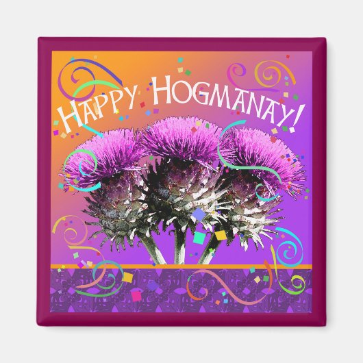 Gelukkig Hogmanay! Magneet (Voorkant)