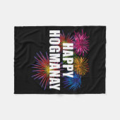 Gelukkig Hogmanay Schotland Oud en Nieuw Dames Top Fleece Deken (Voorkant (Horizontaal))