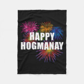 Gelukkig Hogmanay Schotland Oud en Nieuw Dames Top Fleece Deken (Voorkant)