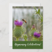 Gelukkig Hogmanay-viering Auld Lang Syne Distel Kaart (Voorkant)