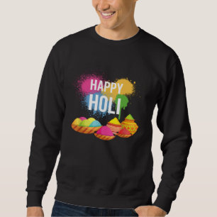 Gelukkig Holi Lente Festival Kleurrijk India Hindo Trui