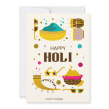 Gelukkig Holi Wenskaart!