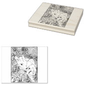 Gelukkig Hollow Herten Rubberstempel (Gestempeld)