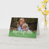 Gelukkig Holly Dagen van de Vakantie ____ van de F Kaart (Gele Bloem)