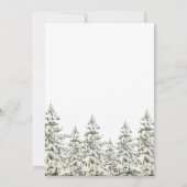 Gelukkig holly jolly diner party kaart (Achterkant)