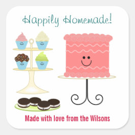 Gelukkig Homemade Large Baking Sticker
