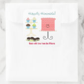 Gelukkig Homemade Large Baking Sticker (Tas)