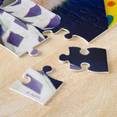 Gelukkig Hond Feest Toeters Legpuzzel (Zijkant)
