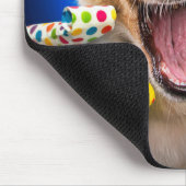 Gelukkig Hond Feest Toeters Muismat (Hoek)