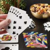 Gelukkig Hond Feest Toeters Pokerkaarten (Insitu)