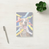 Gelukkig Hond Feest Toeters Post-it® Notes (Kantoor)