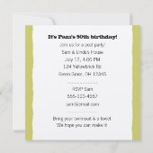 Gelukkig Hond Zwembad Feest | Schattige Golden Ret Kaart (Achterkant)