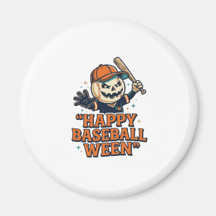 Gelukkig honkbal Ween vintage Halloween honkbal De Magneet