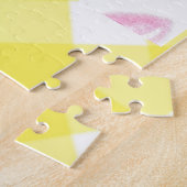 Gelukkig Hoppende Konijnen Puzzel (Zijkant)