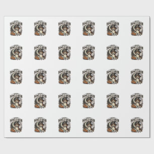 Gelukkig Howl-O-Ween Beagle Heksenhoed Halloween T Cadeaupapier