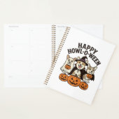 Gelukkig Howl-O-Ween Corgi Halloween Hond Vector O Planner (Display)