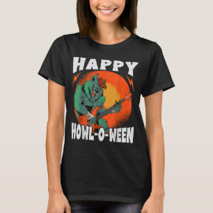 Gelukkig Howl-O-Ween - Griezelige Weerwolf - Hallo T-shirt