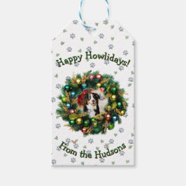 Gelukkig Howlidays Fotokaart Cadeaulabel