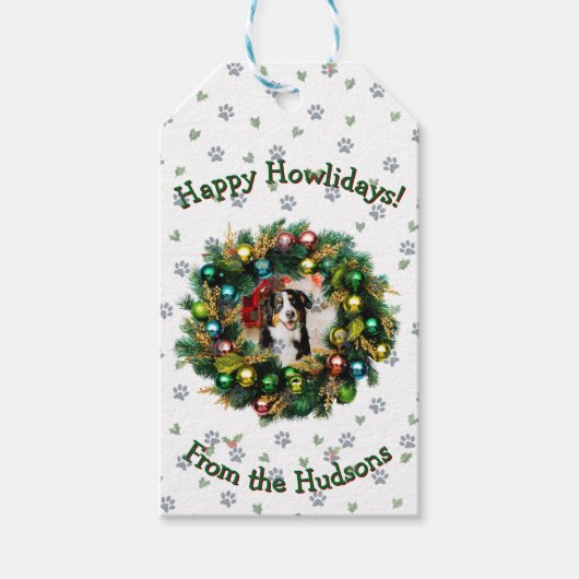 Gelukkig Howlidays Fotokaart Cadeaulabel (Voorkant)