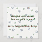 Gelukkig Howlidays Fotokaart Kaart (Achterkant)