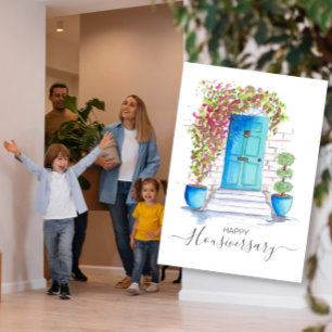 Gelukkig huis jubileum doorverwijzing kaart