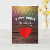 Gelukkig Huisjubileum Aanbevelingskaart – HART Kaart (Gele Bloem)