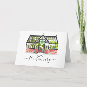 Gelukkig huisjubileum huisjubileum verwijzing kaart