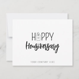 Gelukkig Huisjubileum Vastgoed Kaart