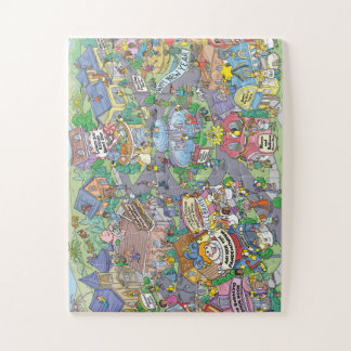 Gelukkig Hullabaloo Hollows Nieuwjaarsdag Legpuzzel