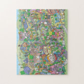 Gelukkig Hullabaloo Hollows St. Patrick's Day Legpuzzel (Verticaal)
