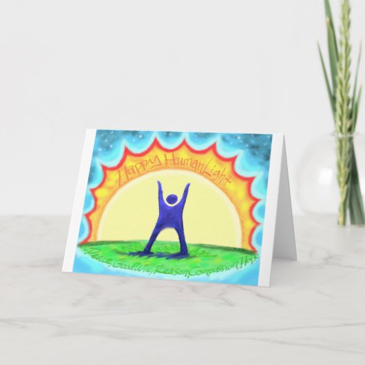 Gelukkig HumanLight.jpg Feestdagen Kaart (Voorkant)