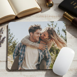 Gelukkig Huwelijk Koppel Foto Muismat